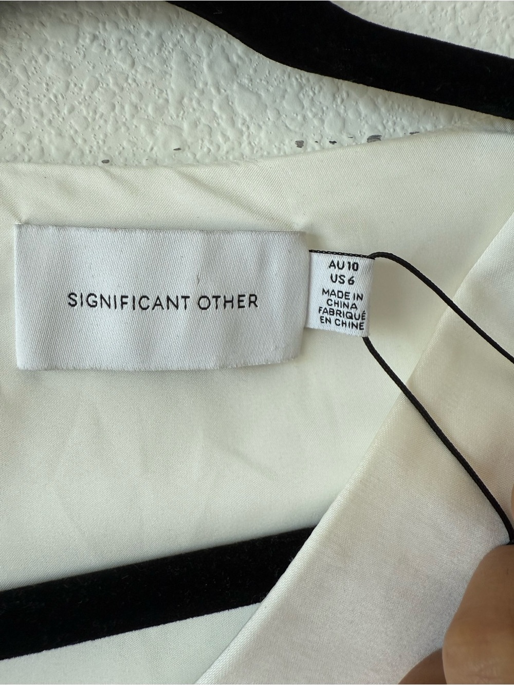 NWT Significant Other Annabel Mini Dress in Ivory - Picture 5 of 11